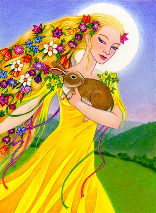 goddess eastre, real meaning of easter, pagan easter, rebirth spells, spring spells, imbolc spells, magic, spells, magic school, magic online, wicca, witchcraft, witchcraft spells, witch spells, wiccan spells, learn magic, learn spells